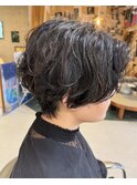 ハンサムショートパーマ