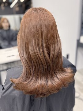 フォンズ(FONS) ブリーチなし暖色カラーオレンジブラウンオレンジベージュ◆学割