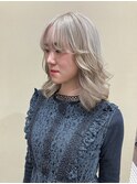 ミルクティーベージュ×ミディアム