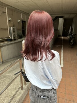 ヘアーデザイン アルエ(HAIR×design ARUE) 【ブリーチなしピンクカラー】【ピンクカラー】
