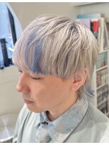 アルファバイオリカ(ALPHA by ORIKA)&nbsp;シルバーとブルーのデザインカラー