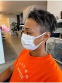 【白メッシュ☆ツイストスパイラルパーマ】
