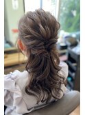 ハーフアップアレンジ/橋本
