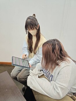 ラリュエル 江曽島店(La Ruelle.)の写真/水素を使った髪質改善で髪の内側から美しく★徹底したカウンセリングとお手入れアドバイス◎