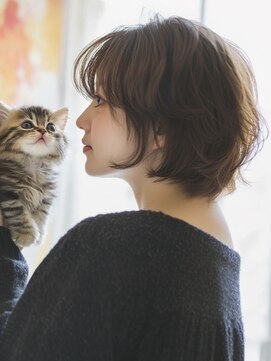 アルトリスト(Altruist Aging×HAIR&SPA) ☆イメチェンピンクベージュアンブレラカラー前髪クールショート