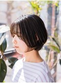 イメチェンショートボブ