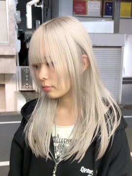 ニコ トウキョウ 渋谷(nico TOKYO) ホワイトブロンドダブルカラーケアブリーチハイトーン