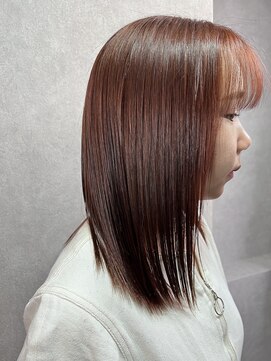 ロックス ヘアー ギャラリー(Rocks hair gallery) 【髪質改善×ピンクベージュカラー】