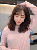 レイヤーカット*顔周りカット*シースルーバング*セミロングヘア
