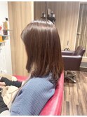 上品なミディアム艶カラー