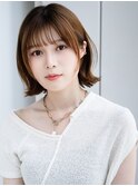◯ミニボブ鎖骨ミディアムボブかきあげボブウルフボブパーマ小顔
