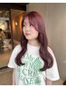 【カラー指名NO.1 福崎限定】カット+ブリーチなしWカラー ￥9,900