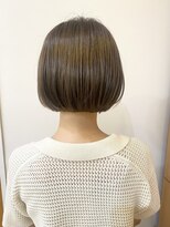 モリオ フロム ロンドン 成増店&nbsp;【morio成増/一戸】大人かわいいボブオリーブアッシュ