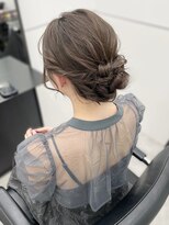 アイメゾン バイノノ(I MAISON by nono)&nbsp;夏のゆるふわアップスタイル　結婚式参列/ゆるふわシニヨン/浴衣