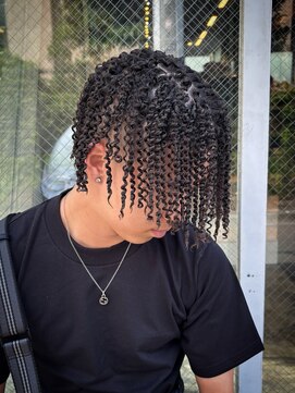 ビンゴ(BINGO) 2149黒髪スキンフェードタイトロープマンバンヘアツーブロック