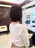 白髪ぼかし/ボブ/グレージュカラー/30代40代50代