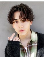 オーシャントーキョー ホワイト 原宿(OCEAN TOKYO WHITE)&nbsp;シースルーセンターパートニュアンスセンターパートツーブロック