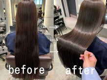 癖毛の方には【縮毛矯正が1番の髪質改善】髪質改善トリートメントでは改善されません！武蔵小杉/縮毛矯正