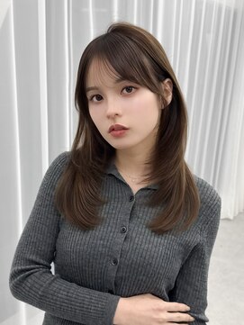 アマトウキョウスマートサロン(AMA TOKYO×Smart Salon) くびれレイヤー/顔まわりカット/レイヤーカット/小顔ヘア