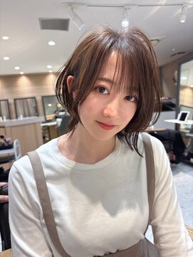 アスター 天神大名店(Aster) マロンベージュ/ボブ/前髪/レイヤー/小顔/髪質改善/縮毛矯正天神