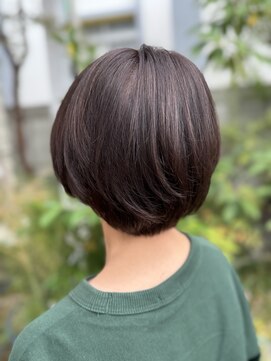 チョコレート(chocolate) 髪質改善大人可愛い20代30代40代50代ショートボブ