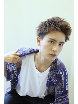 簡単スタイリング×ショート×ツーブロック【LEB神戸三宮】