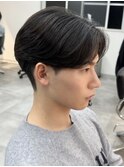 MEN’S HAIR/千葉駅/センターパート/曲がる縮毛矯正/齊藤大樹