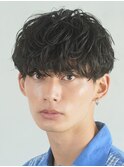 渋谷緩めシャドウパーマ波巻きスパイラルルーズパーママッシュ