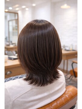 ジプソ 池袋西口(Gypso) 白髪ぼかし×髪質改善+くびれボブカット
