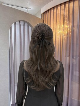 カラークチュール(Color Couture) ヘアセット/ハーフアップカチモリ/タイト