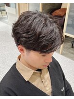 アッシュ 宮前平店(Ash)&nbsp;【ツーブロック七三分け×フェザーパーマ】