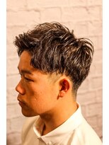 グレイスフルバーバー 新宿パークタワー店&nbsp;新宿理容室で朝セットが楽な大人ビジネスに向けたメンズパーマ
