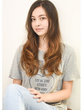 スノッブリコ(snob rico) [snob rico] グラデーションアッシュカラー×ラフカール