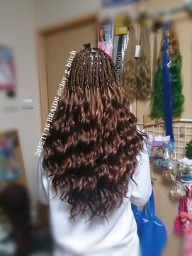 クレイジービッチ(CLAY G BITCH) 【午前中予約】shortBRAIDS ショートブレイズ BRAIDS