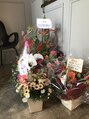 ベースヘア(BASE hair)&nbsp;OPENのお祝いに沢山のお花を頂きました♪ありがとうございます！