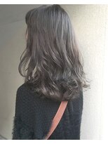 ヘアーアンドアトリエ マール(Hair&Atelier Marl)&nbsp;【Marl】ラベンダーグレージュカラーの無造作ボブ♪