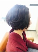 大人クールゆるふわボブ/20代/30代/40代/50代/倉敷駅/白楽町