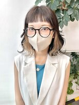 コクリ(kokuri) オン眉、メガネ、インナーベージュ