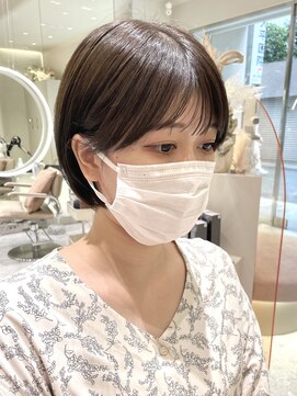 マイル 渋谷(mile) 耳掛け×ショートボブ