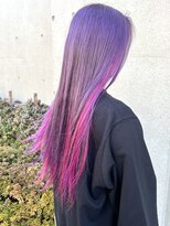 シモキタジャムズ&nbsp;ラベンダー×ピンク＊インナーカラー/デザインカラー