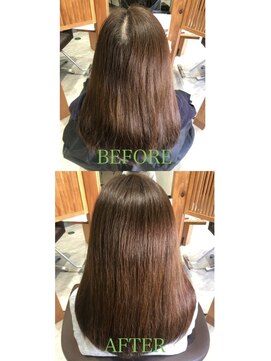 色髪 ツヤめきグレイカラー2