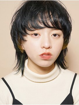 ルク(RUKU) ウルフ/ウルフヘア/レイヤー/ウルフカット/くびれウルフ
