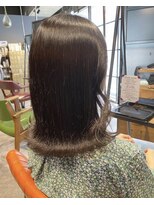 インス(ensue)&nbsp;大人可愛いくびれヘアくびれボブ20代30代40代ブラウンカラー