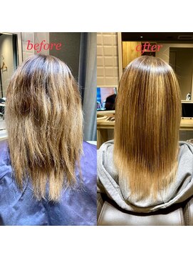 カミケンガレリア(kamiken. galleria) 髪質改善まとまるさら艶髪ブリーチ毛【カミケンガレリア】