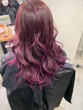 ライズ バイ レボ 柏店(RISE by REVO) イメチェン/似合わせカット/フルバング/レッドブラウン/柏