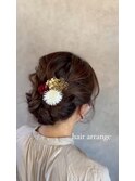 【アップスタイル】シニヨンアレンジ