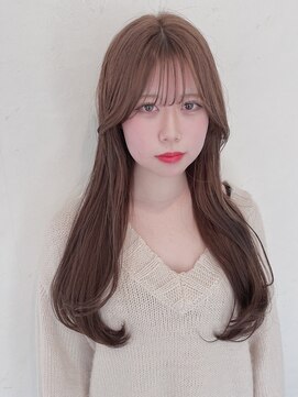 ザブックハンドサロン(The book hand salon) ミルクティベージュ×ロング