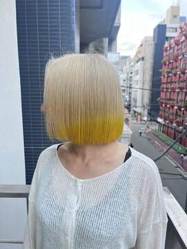 シィーム(cime) ハイトーン×裾カラー