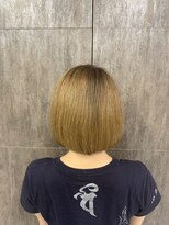 ミック ヘアアンドメイク アップ 駒込店(miq Hair&Make up) ハイトーン×丸みボブ
