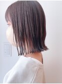 Say.ree 切りっぱなしボブ カーキベージュ くびれボブ 表参道 
